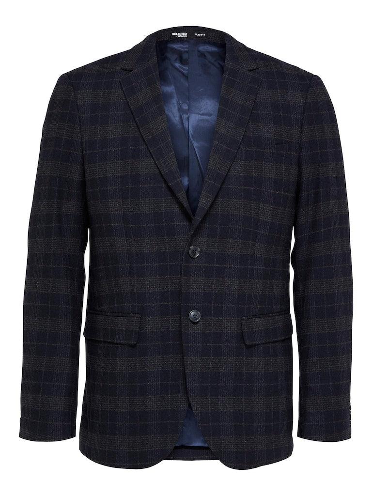 Selected Homme Eli - Slim fit ternet uld blazer - HUSET Men & Women