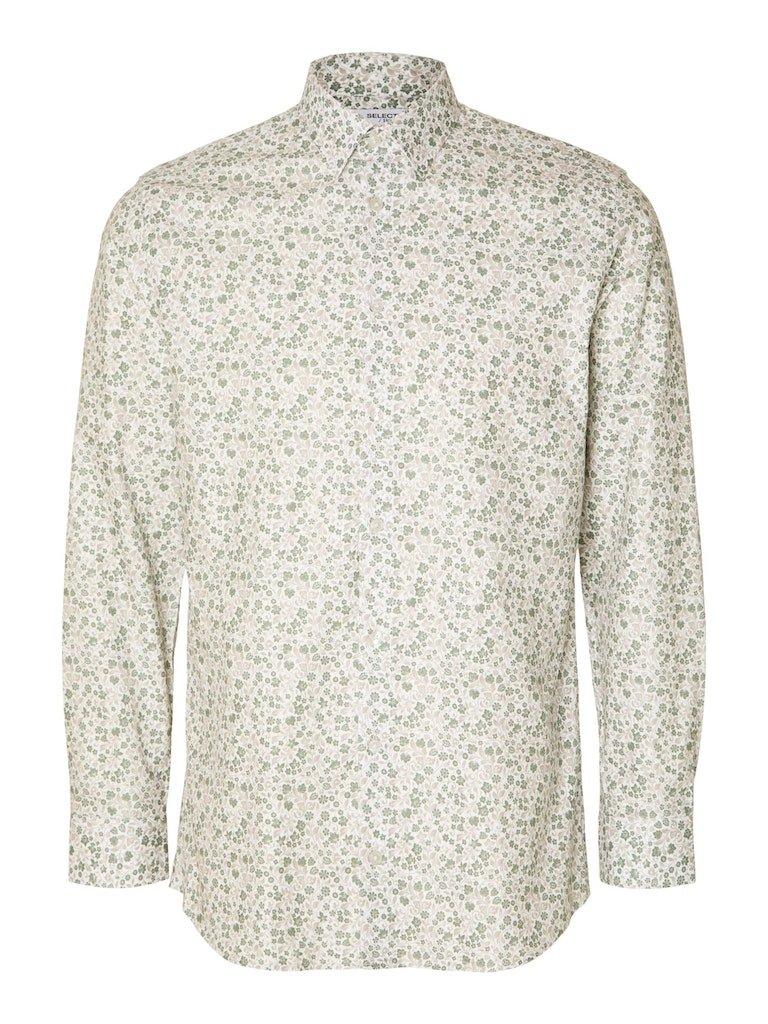 Selected Homme Ethan - Slim fit printet skjorte - HUSET Men & Women
