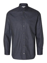 Selected Homme Ethan - Slim fit printet skjorte - HUSET Men & Women
