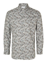 Selected Homme Ethan - Slim fit printet skjorte - HUSET Men & Women