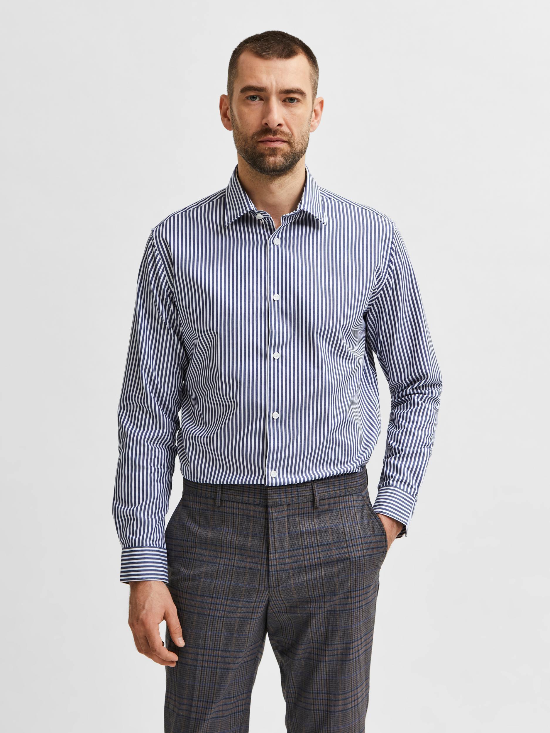 Selected Homme Ethan - Slimfit basis skjorte - HUSET Men & Women