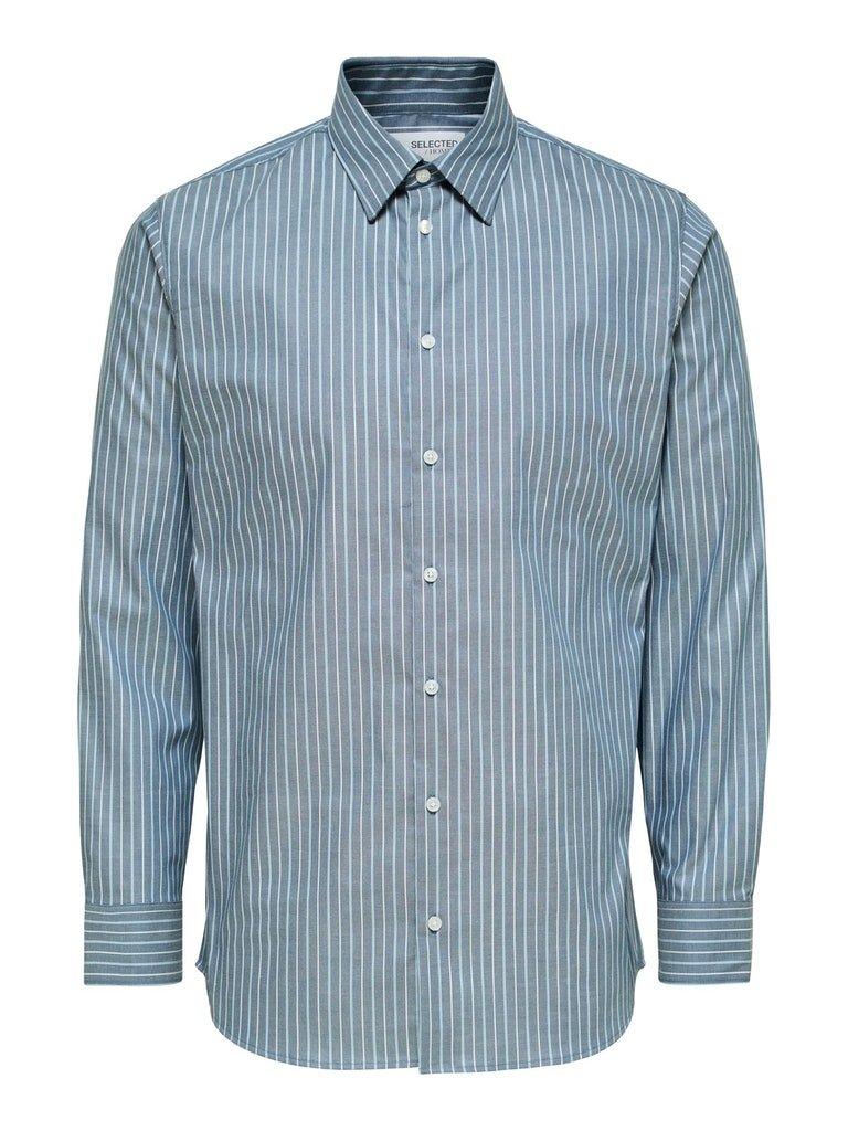 Selected Homme Ethan - Slimfit stribet skjorte - HUSET Men & Women