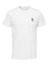 Selected Homme Fate - T-shirt m. broderi motiv - HUSET Men & Women