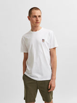 Selected Homme Fate - T-shirt m. broderi motiv - HUSET Men & Women