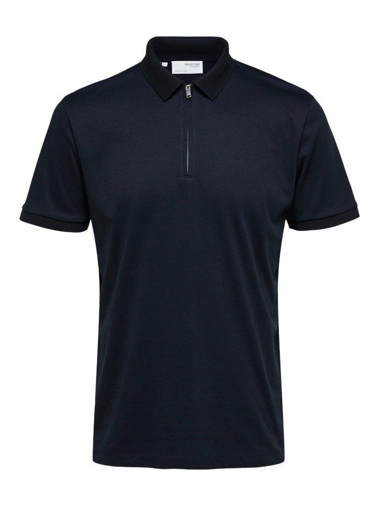 Selected Homme Fave - Polo med lynlås i regular fit - HUSET Men & Women