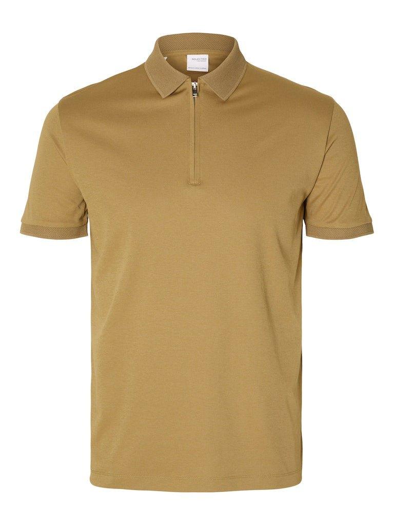 Selected Homme Fave - Polo med lynlås i regular fit - HUSET Men & Women