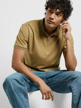 Selected Homme Fave - Polo med lynlås i regular fit - HUSET Men & Women