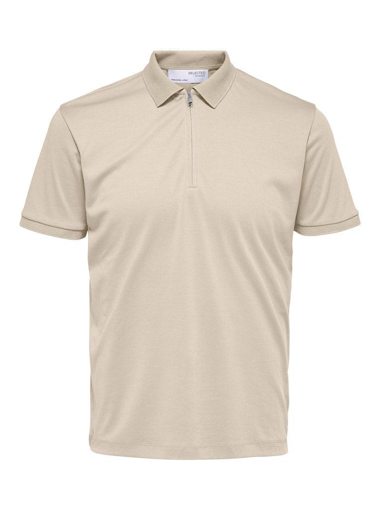 Selected Homme Fave - Polo med lynlås i regular fit - HUSET Men & Women