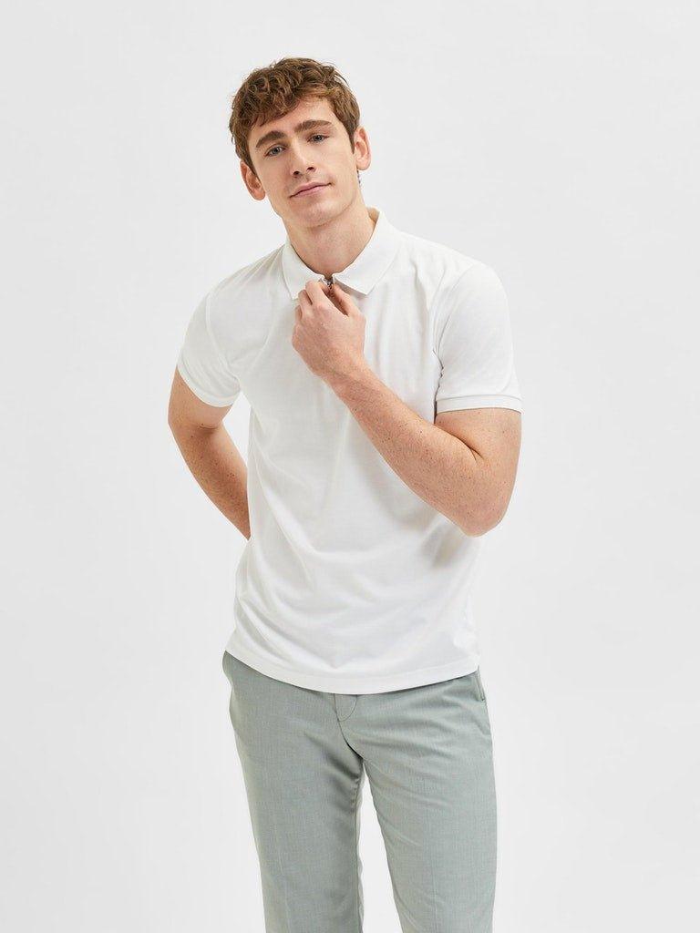 Selected Homme Fave - Polo med lynlås i regular fit - HUSET Men & Women