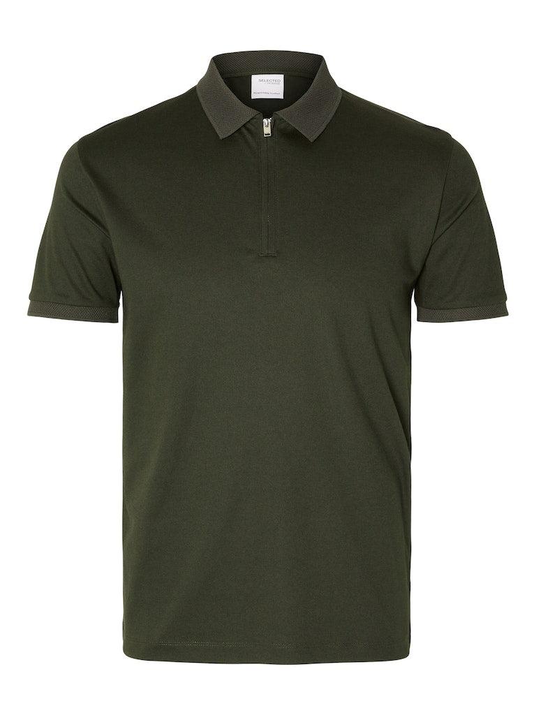 Selected Homme Fave - Polo med lynlås i regular fit - HUSET Men & Women