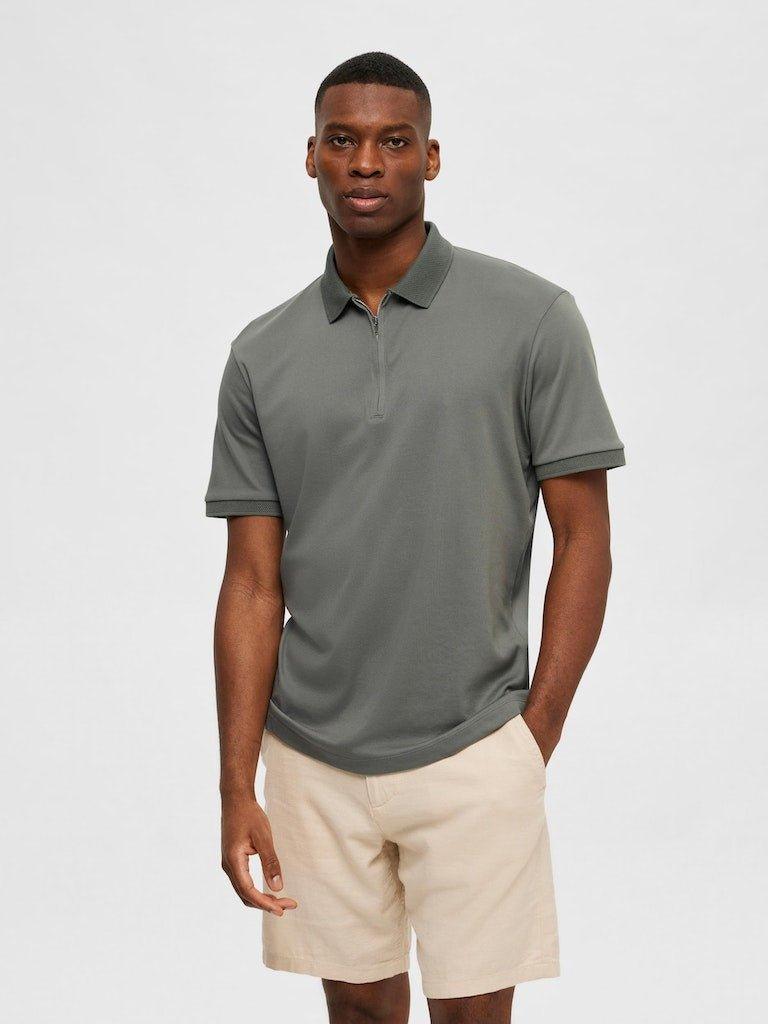 Selected Homme Fave - Polo med lynlås i regular fit - HUSET Men & Women