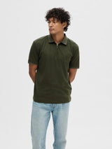 Selected Homme Fave - Polo med lynlås i regular fit - HUSET Men & Women