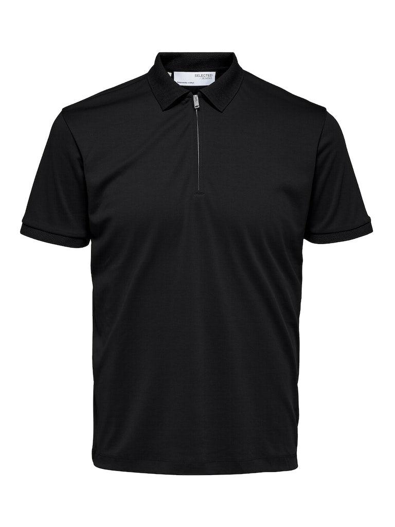 Selected Homme Fave - Polo med lynlås i regular fit - HUSET Men & Women