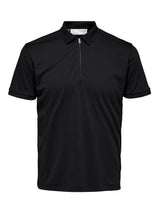 Selected Homme Fave - Polo med lynlås i regular fit - HUSET Men & Women