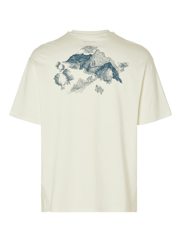 Selected Homme Gib - T-shirt med print - HUSET Men & Women (8748364366171)