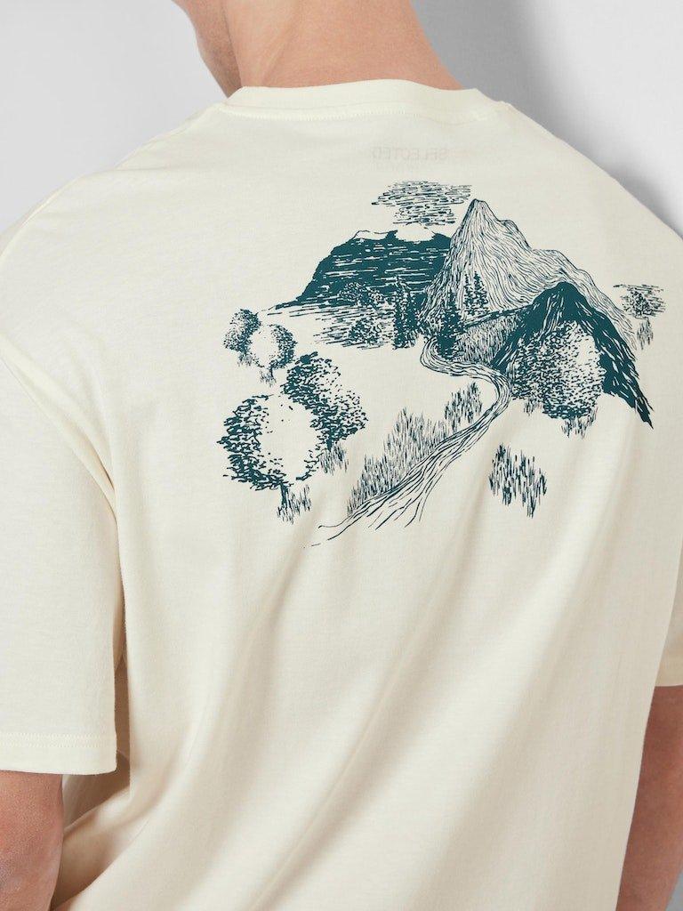 Selected Homme Gib - T-shirt med print - HUSET Men & Women