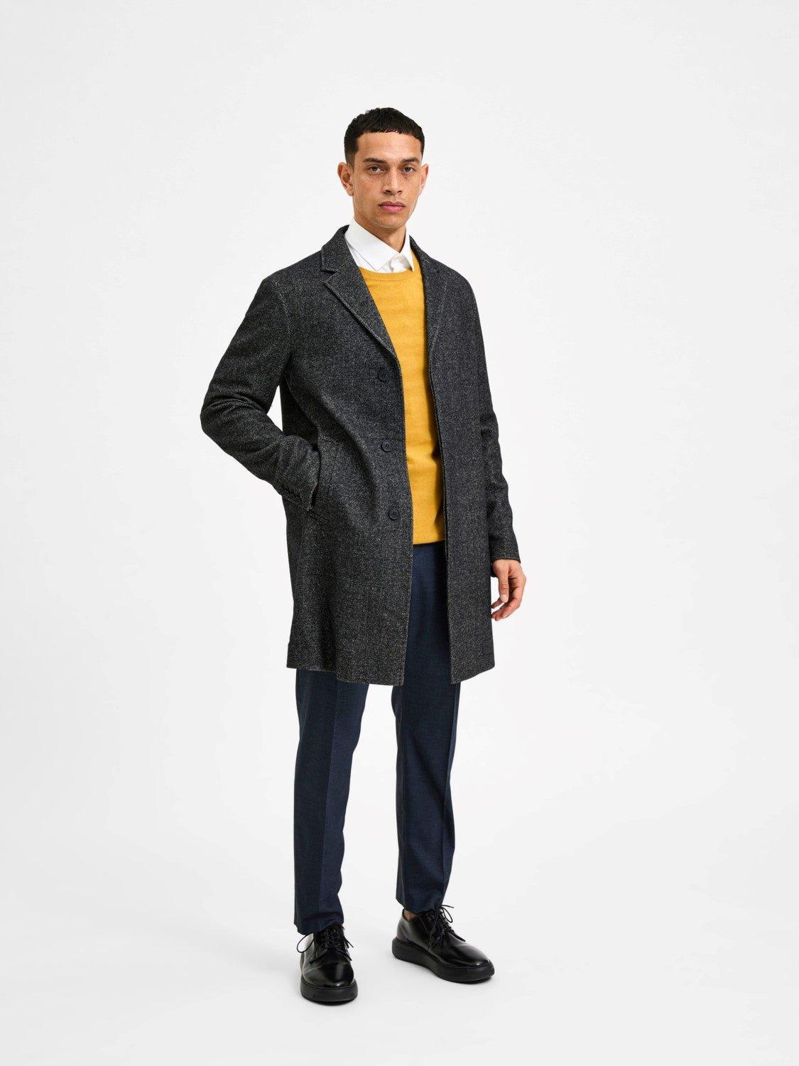 Selected Homme Hagen - klassisk uldfrakke - HUSET Men & Women