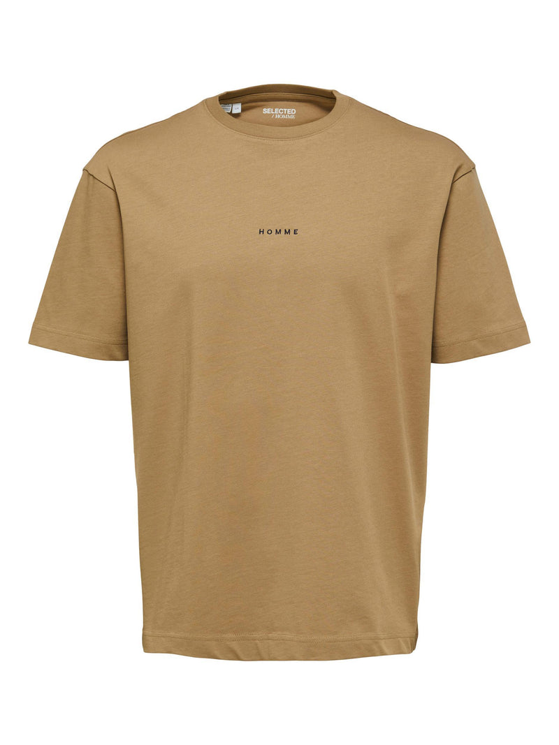 Selected Homme Hank - Oversize logo T-shirt - HUSET Men & Women (6597822808143)