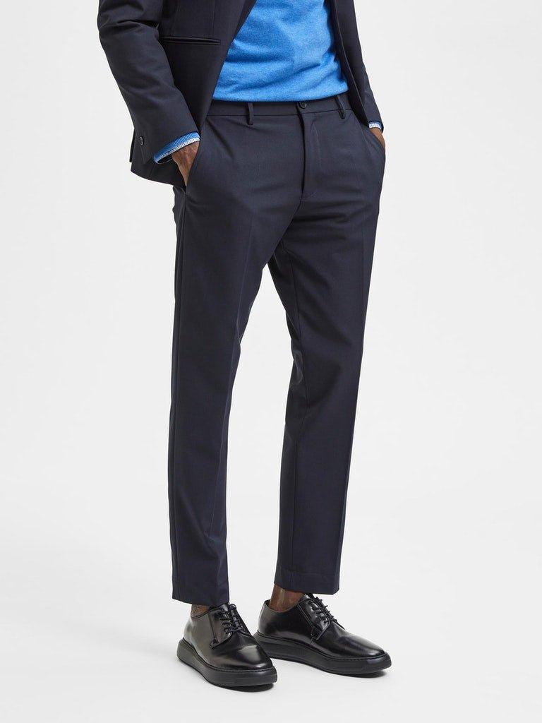 Selected Homme Josh - Slim navy habitbukser - HUSET Men & Women