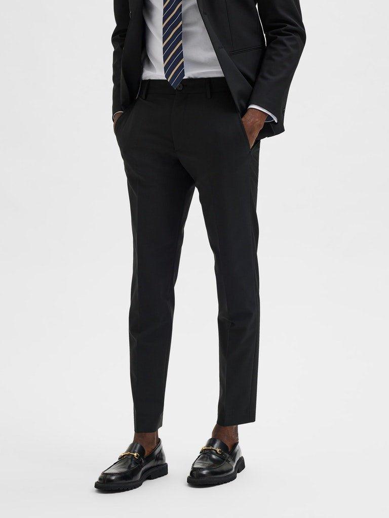 Selected Homme Josh - Slim sort habitbukser - HUSET Men & Women