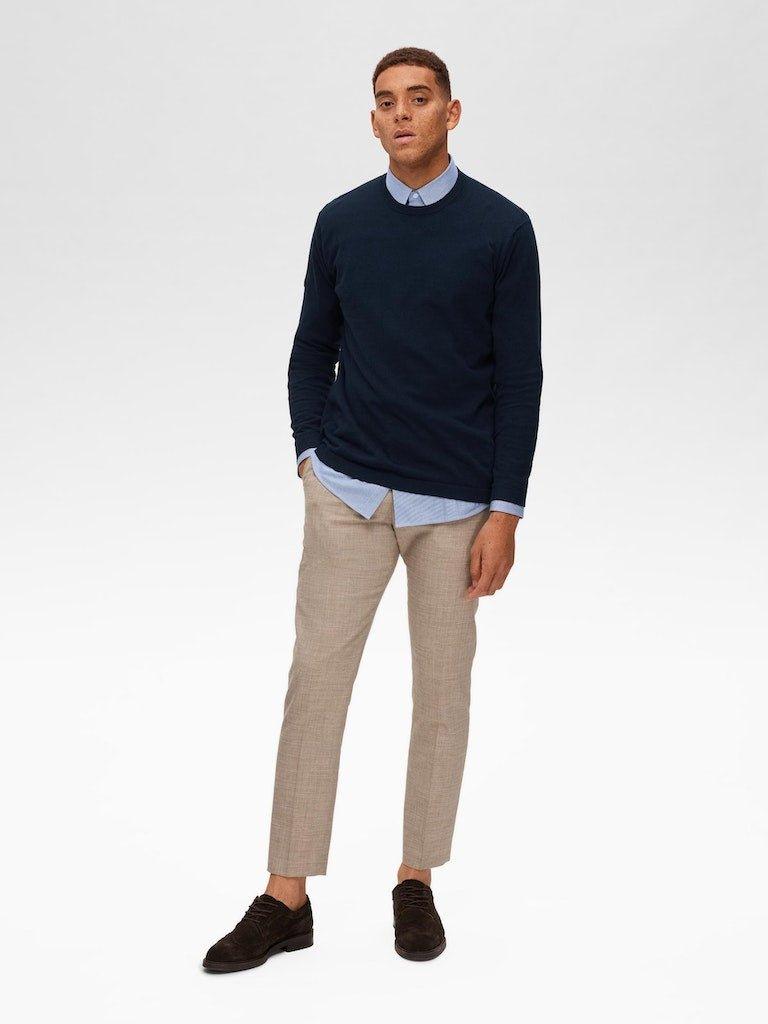 Selected Homme Lake - Hør mix strik - HUSET Men & Women