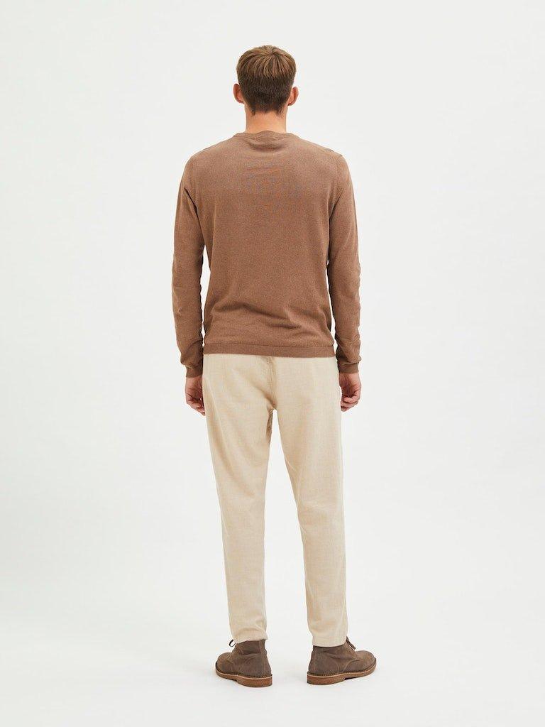 Selected Homme Lake - Hør mix strik - HUSET Men & Women