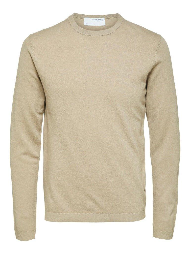 Selected Homme Lake - Hør mix strik - HUSET Men & Women