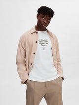 Selected Homme Lavi - Printet T-shirt - HUSET Men & Women