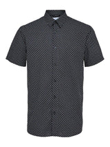 Selected Homme Linen - Regularfit hørmix skjorte m. korte ærmer - HUSET Men & Women