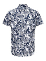 Selected Homme Linen - Regularfit hørmix skjorte m. korte ærmer - HUSET Men & Women