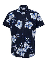 Selected Homme Linen - Regularfit hørmix skjorte m. korte ærmer - HUSET Men & Women