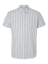 Selected Homme Linen - Regularfit hørmix skjorte m. korte ærmer - HUSET Men & Women