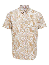 Selected Homme Linen - Regularfit hørmix skjorte m. korte ærmer - HUSET Men & Women