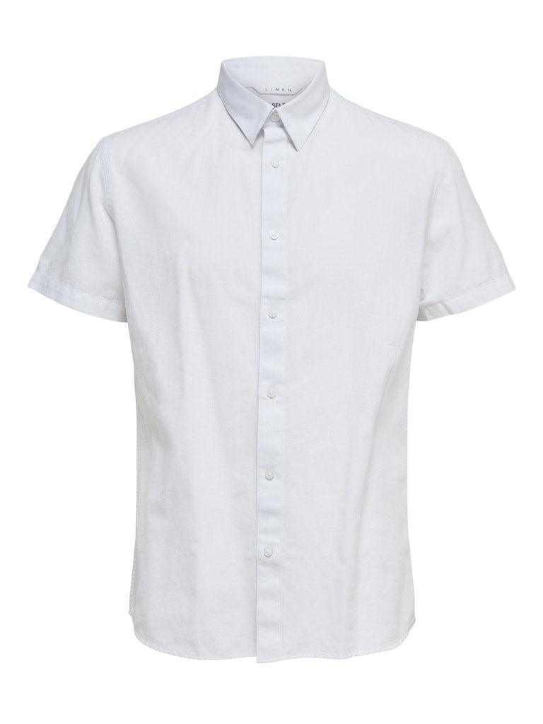 Selected Homme Linen - Regularfit hørskjorte m. korte ærmer - HUSET Men & Women