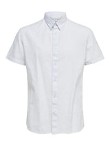 Selected Homme Linen - Regularfit hørskjorte m. korte ærmer - HUSET Men & Women