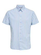 Selected Homme Linen - Regularfit hørskjorte m. korte ærmer - HUSET Men & Women