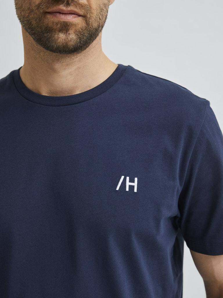 Selected Homme Madrid - Regularfit logo T-shirt - HUSET Men & Women (6597819367503)