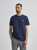 Selected Homme Madrid - Regularfit logo T-shirt - HUSET Men & Women