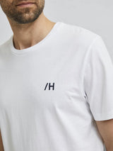 Selected Homme Madrid - Regularfit logo T-shirt - HUSET Men & Women