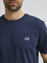 Selected Homme Madrid - Regularfit logo T-shirt - HUSET Men & Women