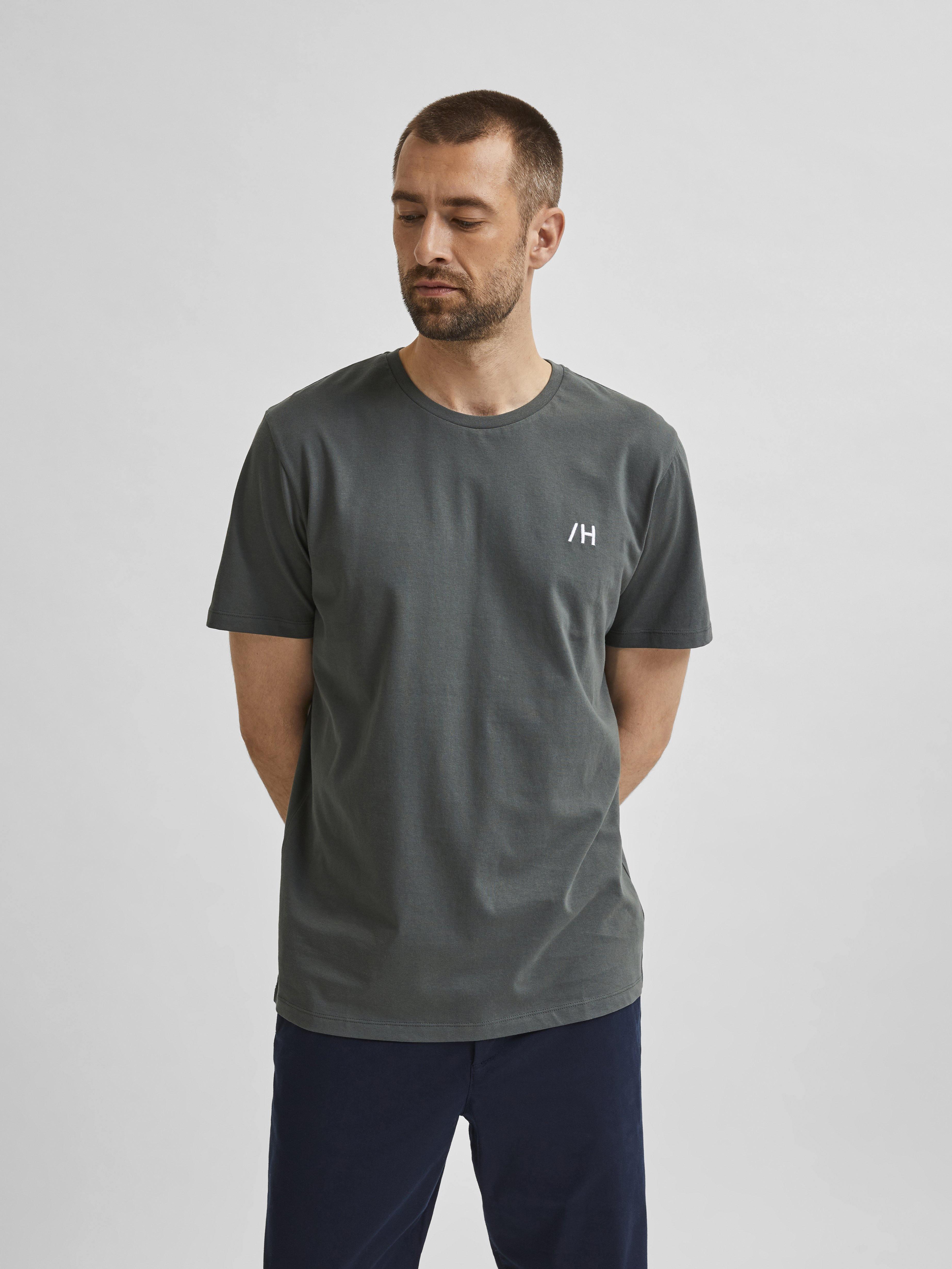 Selected Homme Madrid - Regularfit logo T-shirt - HUSET Men & Women