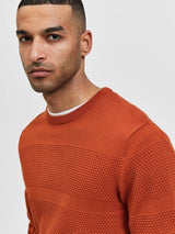 Selected Homme Maine - rundhalset sømandsstrik - HUSET Men & Women