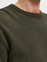 Selected Homme Maine - rundhalset sømandsstrik - HUSET Men & Women