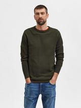 Selected Homme Maine - rundhalset sømandsstrik - HUSET Men & Women