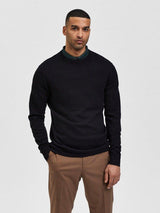 Selected Homme Maine - rundhalset sømandsstrik - HUSET Men & Women