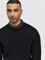 Selected Homme Maine - rundhalset sømandsstrik - HUSET Men & Women
