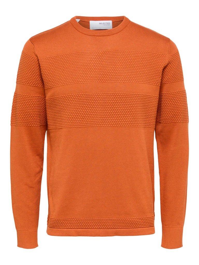 Selected Homme Maine - rundhalset sømandsstrik - HUSET Men & Women