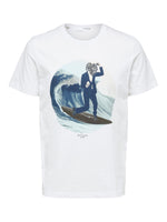 Selected Homme - Mike printet T-shirt - HUSET Men & Women (6552826871887)