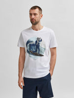 Selected Homme - Mike printet T-shirt - HUSET Men & Women