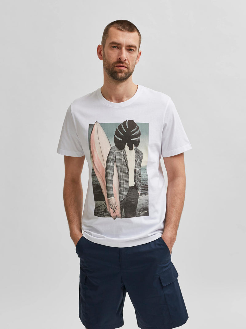 Selected Homme - Mike printet T-shirt - HUSET Men & Women (6552826871887)
